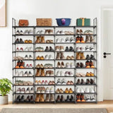 ZNTS 10 Tiers Shoe Rack Storage Organizer Shoe Shelf Organizer for Entryway Holds 80 Pairs Shoe, 04139794