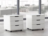 3-Drawer Vertical Filing Cabinet Rolling Wood Mobile File Cabinets Under Desk for Home Office with T3623P493349
