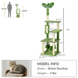 ZNTS Wooden Cat House/Cat Trees /Cat Climbing Tower （Prohibited by WalMart） 36782883