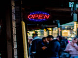 LED Neon Open For Business - 18 x 8.5 Inch Larger Size Ultra-Bright Advertisement Store Open 05523216