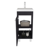 Waterford Vanity Sink, Bathroom, Black B092P329252