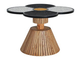 Unique Four-Leaf Clover Side Table for Living Room, Bedroom & Small Spaces Decorative Accent Table N770P355444N
