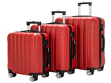 3-in-1 Multifunctional Large Capacity Traveling Storage Suitcase Luggage Set Red 48923879