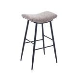 ZNTS Counter Height Bar Stool Set of 2 for Dining Room Kitchen Counter Island, Linen fabric Upholstered W1439125930