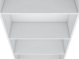 White Tier Storage Shelves Bookcase B062P175156