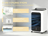 Ice Cooling Room Air Cooler, with Ice Packs, Water Humidifier, Remote, Timer & Oscillating Function 45035643