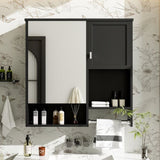 29'' x 28'' Modern Wall Mounted Bathroom Medicine Cabinet, Bathroom Wall Storage Cabinet with N710P209440B