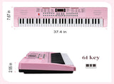 GEP-110 61 Key Keyboard with Piano Stand, Piano Bench, Built In Speakers, 79250900