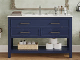 36" Bathroom Vanity with Ceramic Sink, Bathroom Vanity with Tip-Out Tray and 2 Full-Extension N817P288908B