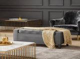 Upholstered Entryway Bench with Seating,Storage Ottoman Bench,with Lift Top and Rubberwood Legs T3971P416408