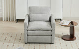 31.9" Cozy Upholstered Oversized Comfy Cloud Sofa Double Cushion Single Sofa Plush Cushion N719P251495R