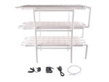 Floor Standing Hydroponics Growing Planting System Kit, Soilless Cultivation PVC Pipes for Gardening 95659229