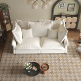 90.55" Modern Comfy Upholstered Sofa Cloud Couch, Deep Seat Couches with Multiple Large Soft W1885P234640