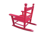 Children's rocking rose red chair- Indoor or Outdoor -Suitable for kids-Durable 01417255
