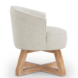 Swivel with cross-shaped wooden base,Lounge with solid wood legs, 360&degfreely Swivel W2186P166256
