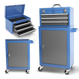 Rolling Garage Workshop Tool Organizer Detachable 3 Drawer Tool Chest with Large Storage Cabinet W1239132611