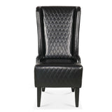 23.03" Wide Faux Leather High-Back Accent Chair, Comfy High Wingback Chair, Living Room Chair with W68057031