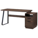 ZNTS Home Office Computer Desk with/Hanging Letter-size Files, 65 inch Writing Study Table with 28175962