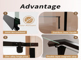 36*36*72" Pivot shower door, with 1/4" tempered glass, Frameless Neo-Angle Pivot Shower W1675P399619