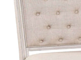 Wynsor Fabric & Antique Champagne Finish Side Chair B2726P243299