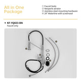 Bothwa Home CUPC Certified 19" Single Handle Kitchen Faucet B2724P262354