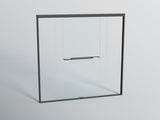 44-48 in. W x 72 in. H Double Sliding Shower Door, Semi-frameless Bypass Bathroom Sliding Door with W1920P300302