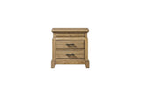 2 Drawer Nightstand w/ Tray - Caramel Finish B2699P353071