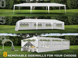 10x30ft Pop Up Canopy, Portable Instant Canopy Tent with 8 Sidewalls for 10270298