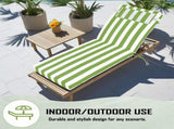 Outdoor Chaise Lounge Cushion, 80 in. x 26 in. x 3 in. Waterproof Fade-Resistant Patio Chair Pad for 91795666
