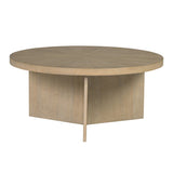 Sadie Round Coffee Table Reclaimed Greige B035P341174