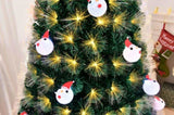 6 FT Pre-lit Fiber Optic Christmas Tree, Artificial Xmas Tree with Lighted Top Star and Snowflakes, 93101267