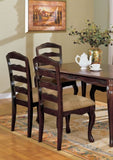 Transitional Contemporary Dark Walnut Finish Set of 2pc Dining Chairs Solid wood Kitchen Dining Room B011P143323