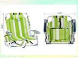 63*65*82cm Short Oxford Cloth Silver White Aluminum Tube Bearing 100kg Beach 23896576