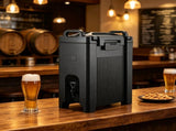 2-Pack 5 Gal/19L Insulated Beverage Dispenser, Hot & Cold Server with Spigot & Handle, Food-Grade 30291359