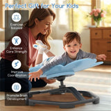 Kids Sensory Swivel Chair 360&deg Spin, 220lbs Capacity, Elephant Design, PP/Metal, Anti-Slip Pads 63935069