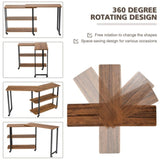 Mobile office desk, sofa side table 48074807