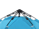 Fiberglass Pole Oxford Cloth Quick-Open Free Ride Beach Tent Blue 64866189