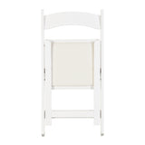 Upholstered folding chair,space saving, easy to carry, ,4PCS,Beige cushion/white shelf,Dining room W495P193649