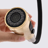 Pull Down Kitchen Faucet with Sprayer Stainless Steel Brushed Gold JYD3411BG