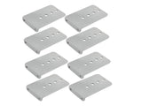 8PCS Galvanized L-Type Boat Trailer Bunk Brackets Set fit for 3 x 3 Crossmember 24406048