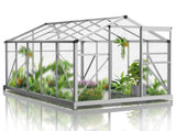 6x10ft Hybrid Polycarbonate Greenhouse Silver 17543240