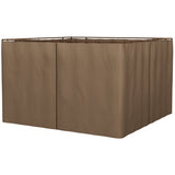 Universal Gazebo Sidewallt Coffee-AS 42446349