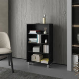 Charco Bookcase in Melamine with Six Shelves, White B128P244990