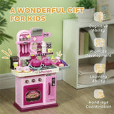 ZNTS Complete Kitchen Set for Kids,33 Accessories & Storage 70450520