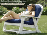 Adirondack Chair Cushion, Rocking Chair Cushion 44x19.4x4 inch, High Weather Resistant Tufted 84730041