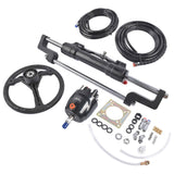 HO5124 468 Complete Marine Hydraulic Steering System w/ 2 x 24ft Hoses 08765647