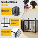 ZNTS Dog Playpen 8 Panels 24" Height Heavy Duty Dog Fence Puppy Pen for Large Medium Small Dogs Indoor W578P187932