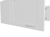 Wall Cabinet, 2 Doors, White B097P350281