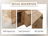 Modern Simple Light Wood Texture MDF Coffee Table - 43.3"x21.6"x17.2" Practical Model.Making it an W1512P414513