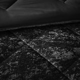 Full/Queen Velvet Duvet Cover Set with Throw Pillow B03596068